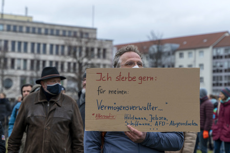 Coronaproteste in Potsdam
