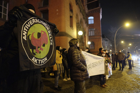 Protest gegen Corona-Leugner in Berlin