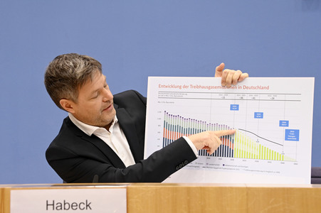 Pressekonferenz Eröffnungsbilanz Klimaschutz in Berlin