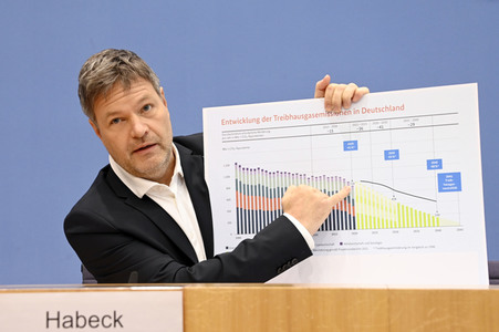Pressekonferenz Eröffnungsbilanz Klimaschutz in Berlin