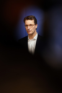 Übergabe der Neujahrsbrezel an Hendrik Wüst in Düsseldorf