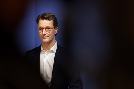 Übergabe der Neujahrsbrezel an Hendrik Wüst in Düsseldorf
