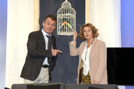 Theaterprobe 'Der Sittich' in München