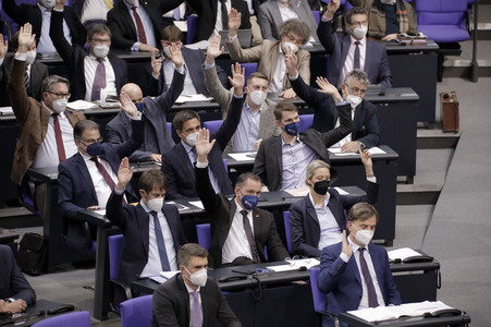 10. Sitzung des Deutschen Bundestages in Berlin