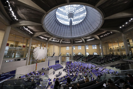 10. Sitzung des Deutschen Bundestages in Berlin