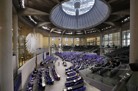 10. Sitzung des Deutschen Bundestages in Berlin