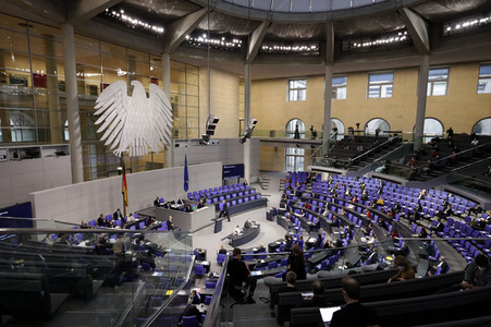 10. Sitzung des Deutschen Bundestages in Berlin