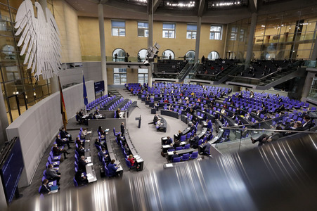 10. Sitzung des Deutschen Bundestages in Berlin