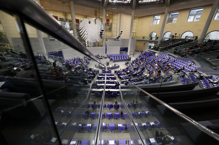 10. Sitzung des Deutschen Bundestages in Berlin