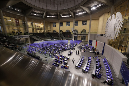 10. Sitzung des Deutschen Bundestages in Berlin