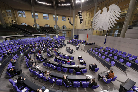 10. Sitzung des Deutschen Bundestages in Berlin