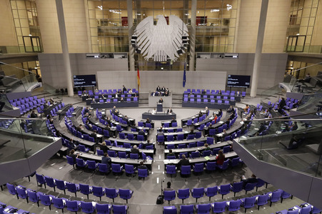 10. Sitzung des Deutschen Bundestages in Berlin