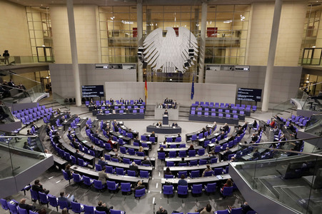 10. Sitzung des Deutschen Bundestages in Berlin