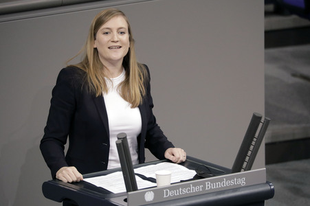 10. Sitzung des Deutschen Bundestages in Berlin