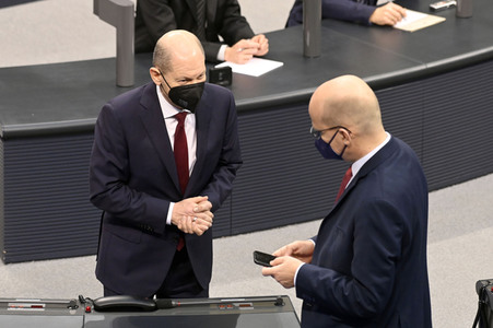 10. Sitzung des Deutschen Bundestages in Berlin