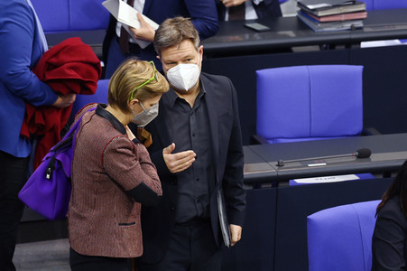 10. Sitzung des Deutschen Bundestages in Berlin