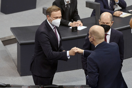 10. Sitzung des Deutschen Bundestages in Berlin