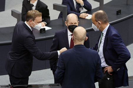 10. Sitzung des Deutschen Bundestages in Berlin