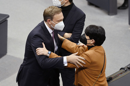 10. Sitzung des Deutschen Bundestages in Berlin