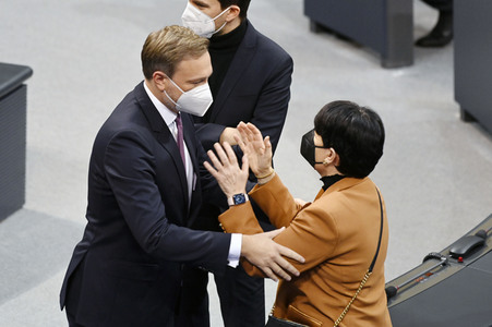 10. Sitzung des Deutschen Bundestages in Berlin