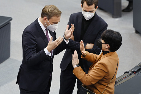 10. Sitzung des Deutschen Bundestages in Berlin