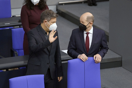 10. Sitzung des Deutschen Bundestages in Berlin