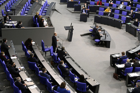 10. Sitzung des Deutschen Bundestages in Berlin