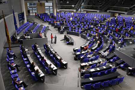 11. Sitzung des Deutschen Bundestages in Berlin