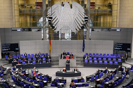 11. Sitzung des Deutschen Bundestages in Berlin