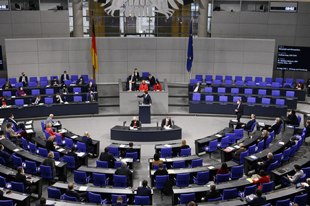 11. Sitzung des Deutschen Bundestages in Berlin