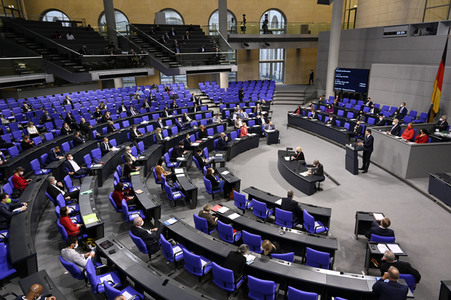 11. Sitzung des Deutschen Bundestages in Berlin