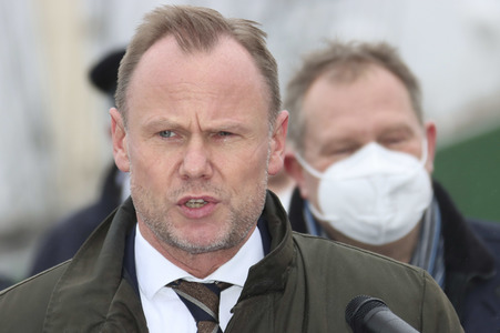 Einweihung der Jan-Fedder-Promenade in Hamburg