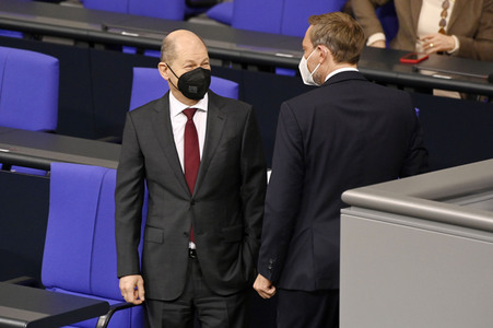 12. Sitzung des Deutschen Bundestages in Berlin