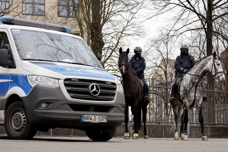 Coronademo in Düsseldorf