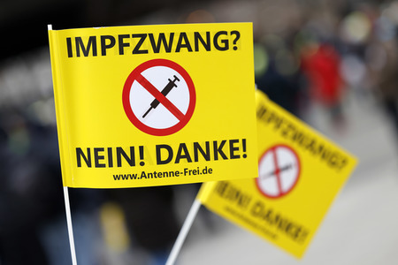 Coronademo in Düsseldorf