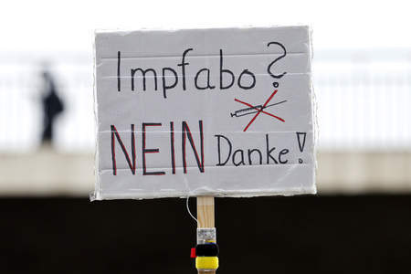 Coronademo in Düsseldorf