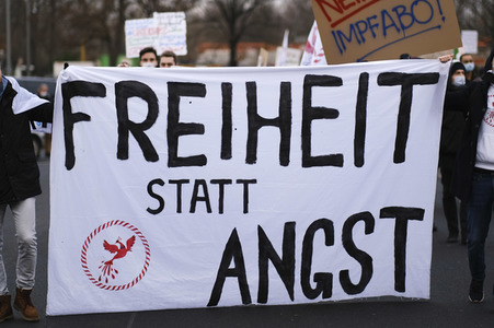 Coronademo in Berlin