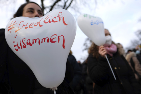 Coronademo in Berlin