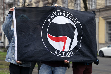 Coronademo in Düsseldorf