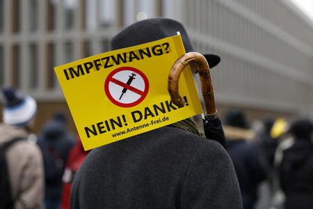 Coronademo in Düsseldorf