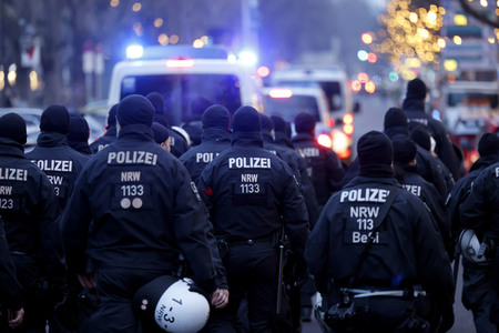 Coronademo in Düsseldorf