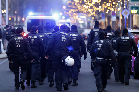 Coronademo in Düsseldorf