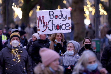 Coronademo in Düsseldorf