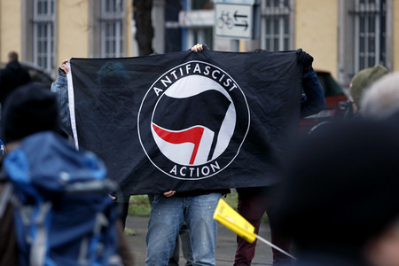 Coronademo in Düsseldorf