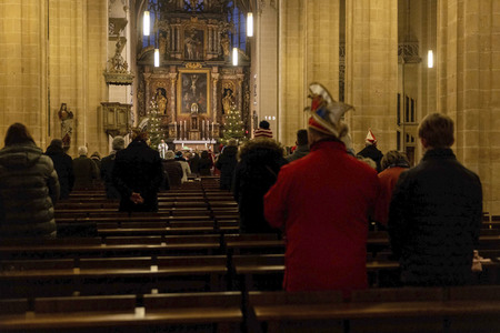 Karnevalistischer Gottesdienst in Erfurt