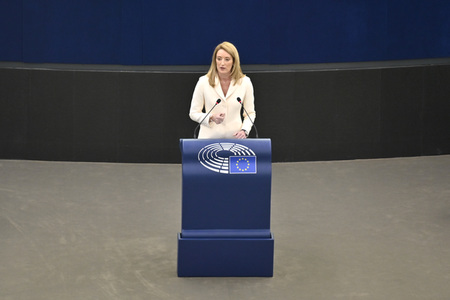 Wahl der neuen EU-Präsidentin im Europäischen Parlament in Straßburg