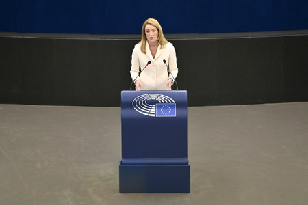 Wahl der neuen EU-Präsidentin im Europäischen Parlament in Straßburg