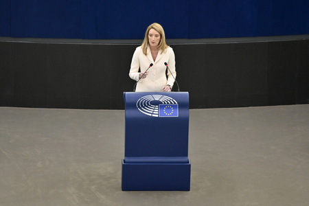 Wahl der neuen EU-Präsidentin im Europäischen Parlament in Straßburg