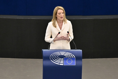 Wahl der neuen EU-Präsidentin im Europäischen Parlament in Straßburg