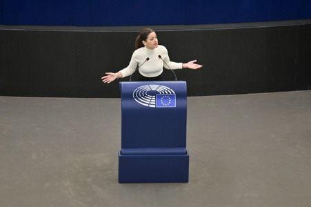 Wahl der neuen EU-Präsidentin im Europäischen Parlament in Straßburg